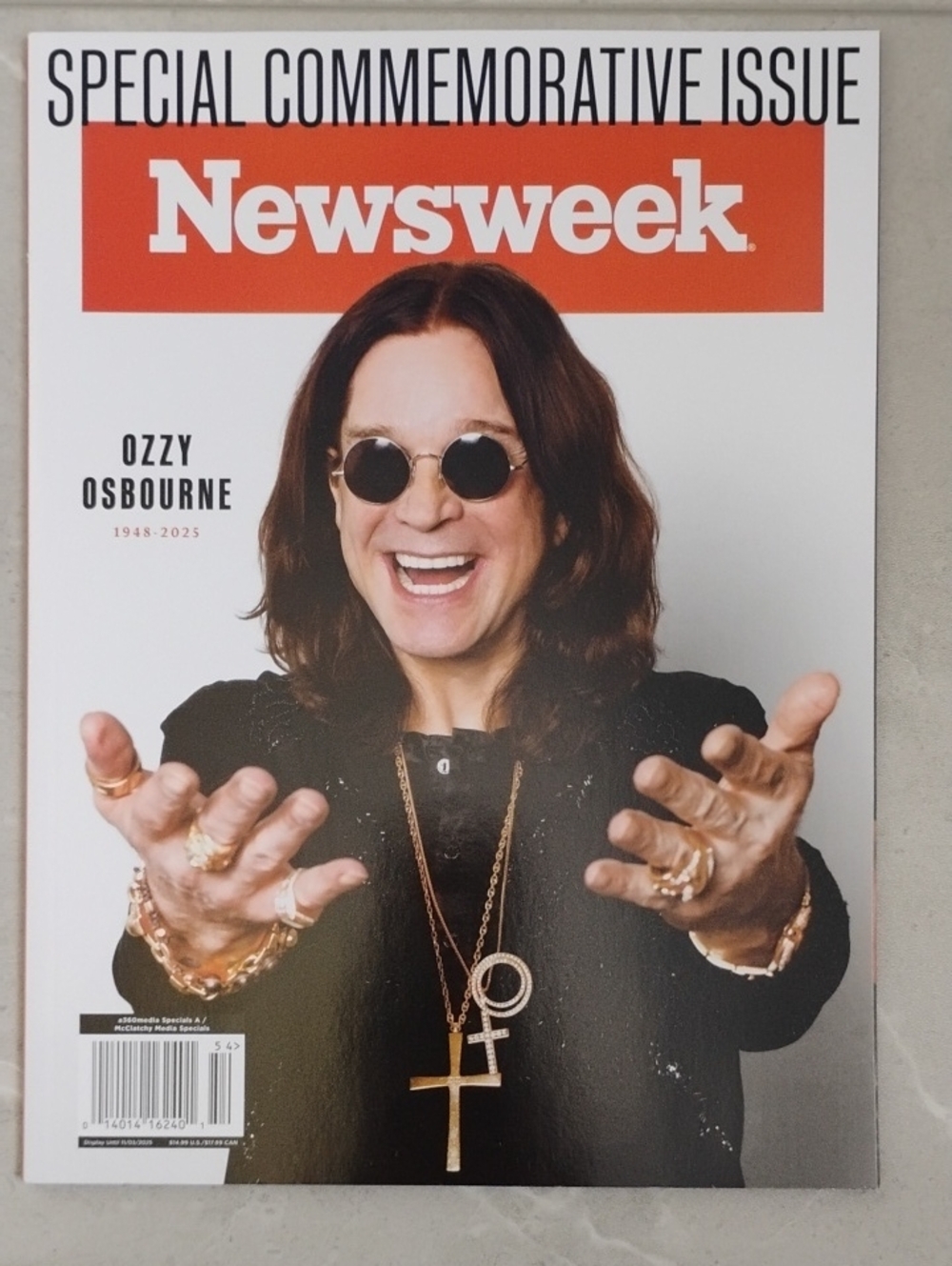 Newsweek Special Commemorative Issue - Ozzy Osbourne (White & Red Cover)
